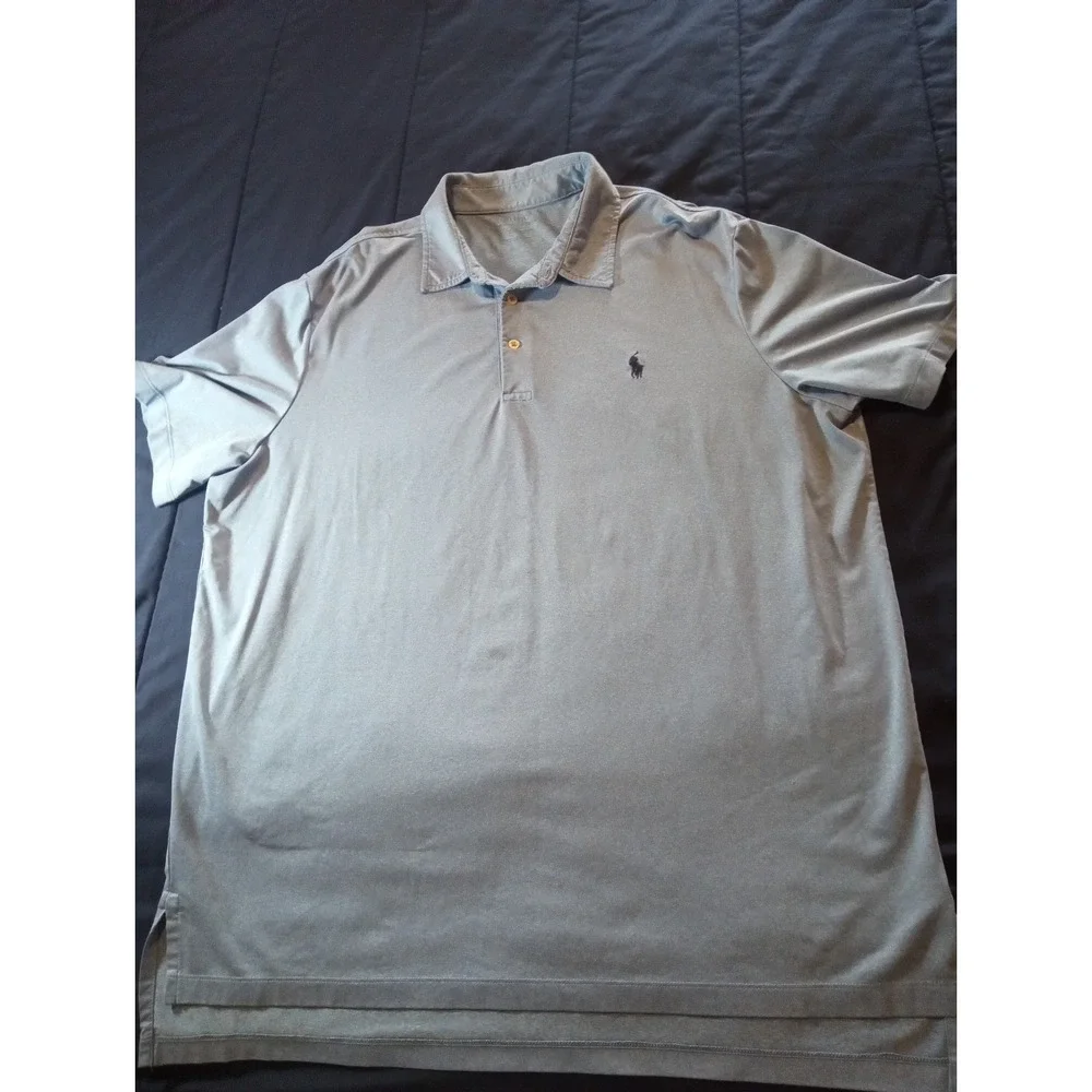 Polo Ralph Lauren Polo‎ Shirt Mens XL Big Blue Golf Performance Tech